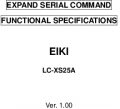 Icon of LC-XS25A RS-232 Extended Serial Commands
